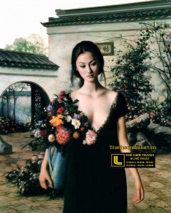 Tranh Sơn Dầu Thiếu Nữ Khỏa Thân Nghệ Thuật (15)
